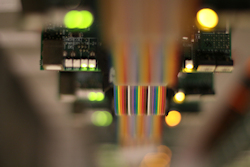 Closeup of electronic power supplies, photo taken by Rasmus R�rb�k 2016